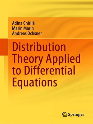 cover image of Distribution Theory Applied to Differential Equations